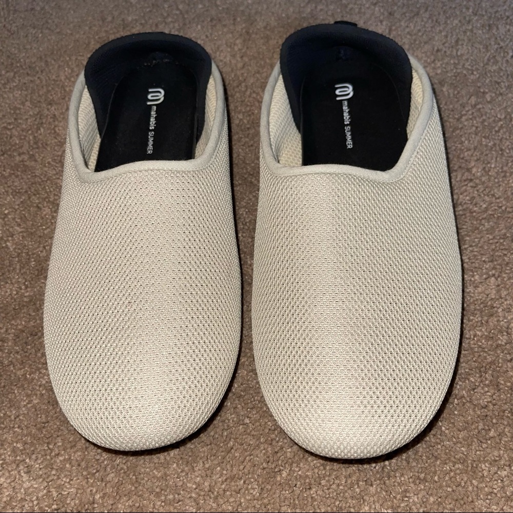 Mahabis SUMMER Tan Black Slipper Shoes Size 40